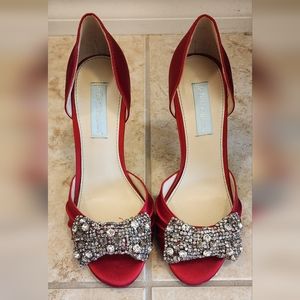 Betsey Johnson, Red, size 7
